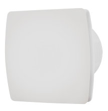 Badrumsventilator hvid m/hygrostat og timer - GRAD